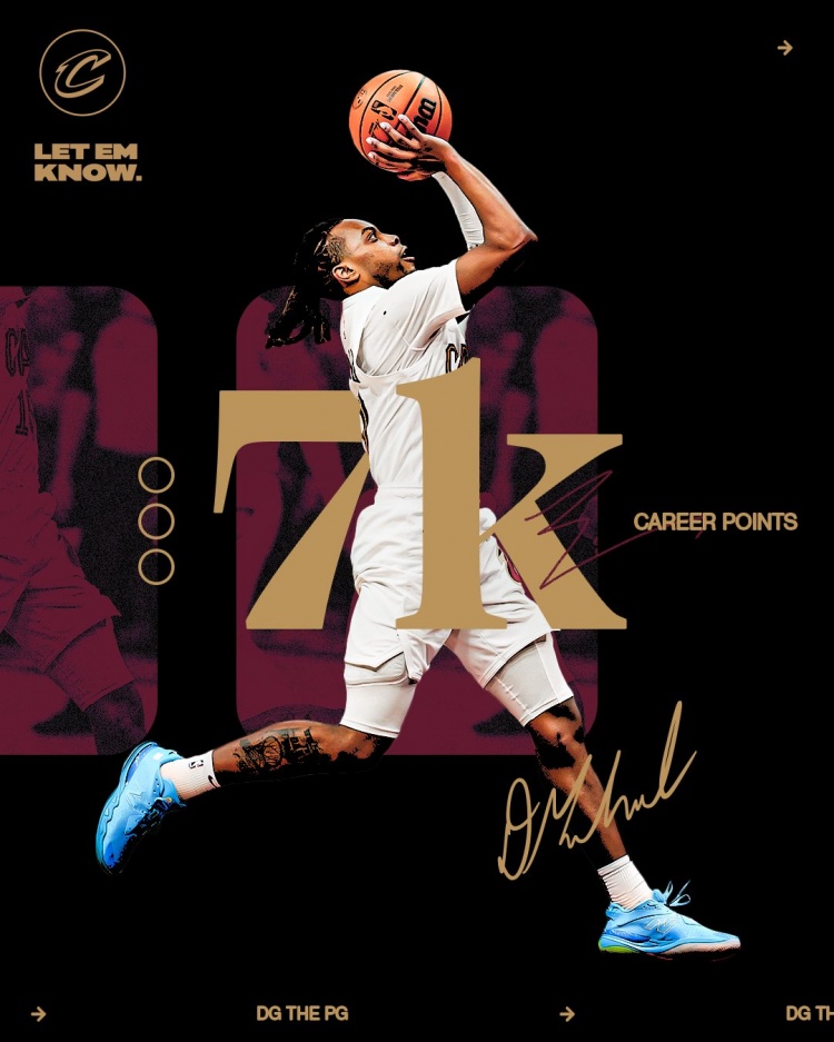 未來可期！加蘭騎士生涯得分達到7000分 隊史第11位！